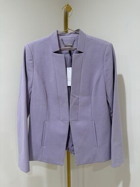 White House Black Market Lavender Open Collar Blazer